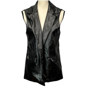 Yo-yo 5 Faux Leather Vest NWT